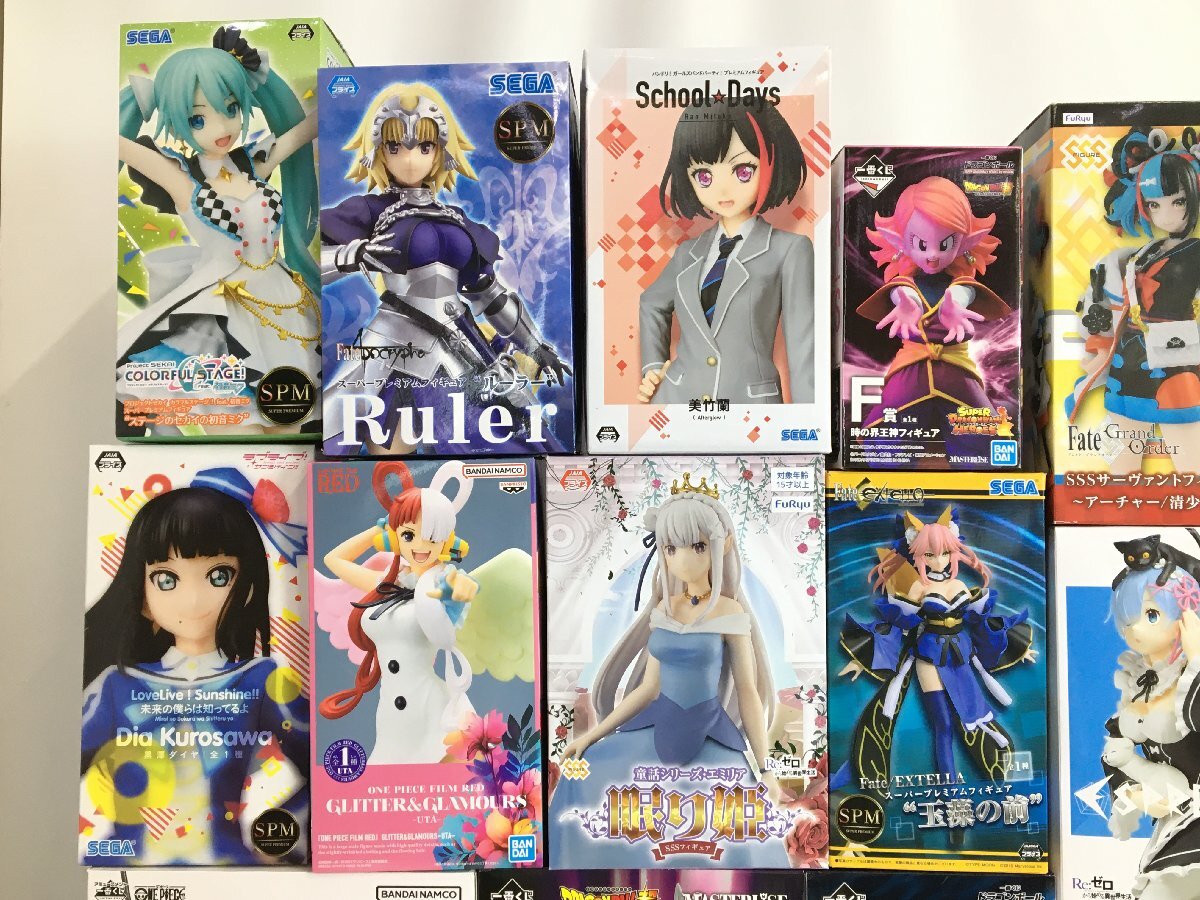 【ジャンク品】 プライズ フィギュア まとめ ⑦ 初音ミク リゼロ ワンピース ドラゴンボール ソードアートオンライン Fate 他 wa◇66_画像2