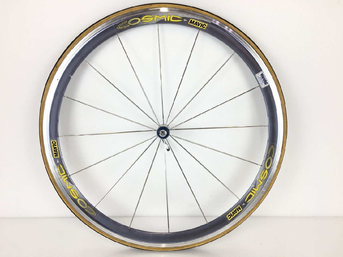 MAVIC COSMIC 前輪 ホイール 説明書付き マビック マヴィック コスミック 自転車 タイヤ K9711 中古 wa◇114_画像2