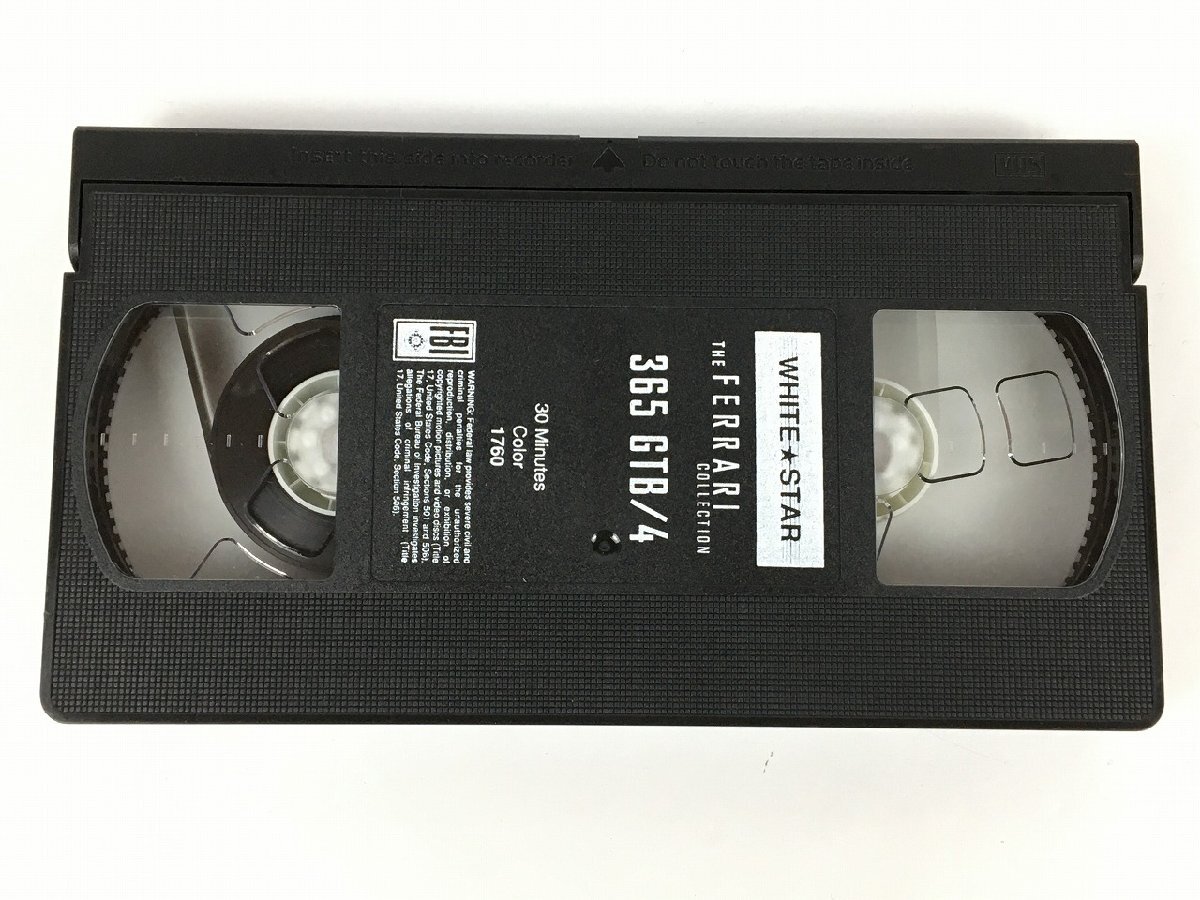 VHS WHITE☆STAR THE Ferrari COLLECTION 50YEARS 中古 まとめて ジャンク扱い ホワイトスター フェラーリ コレクション デューク wa◇30の画像5