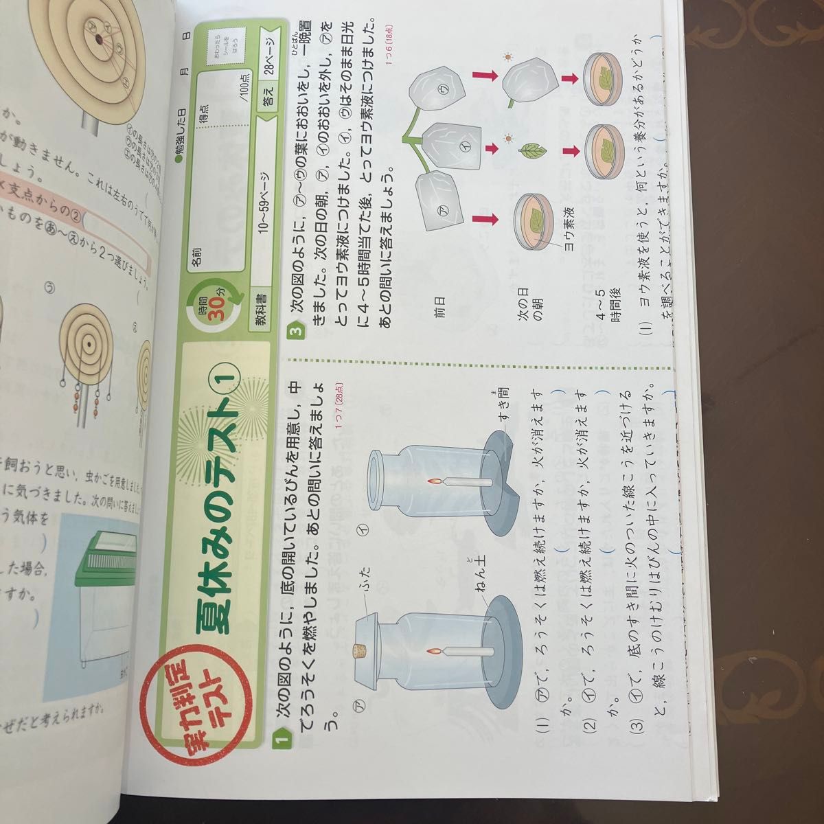 ＊未記入＊小学教科書ワーク 理科 6年 大日本図書版 (オールカラー付録付き)