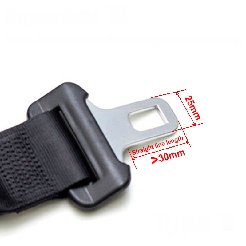  seat belt ek stain da- extension for seat belt length 19cm 25mm type 2set NV350 Caravan T32 X-trail E12 Note 