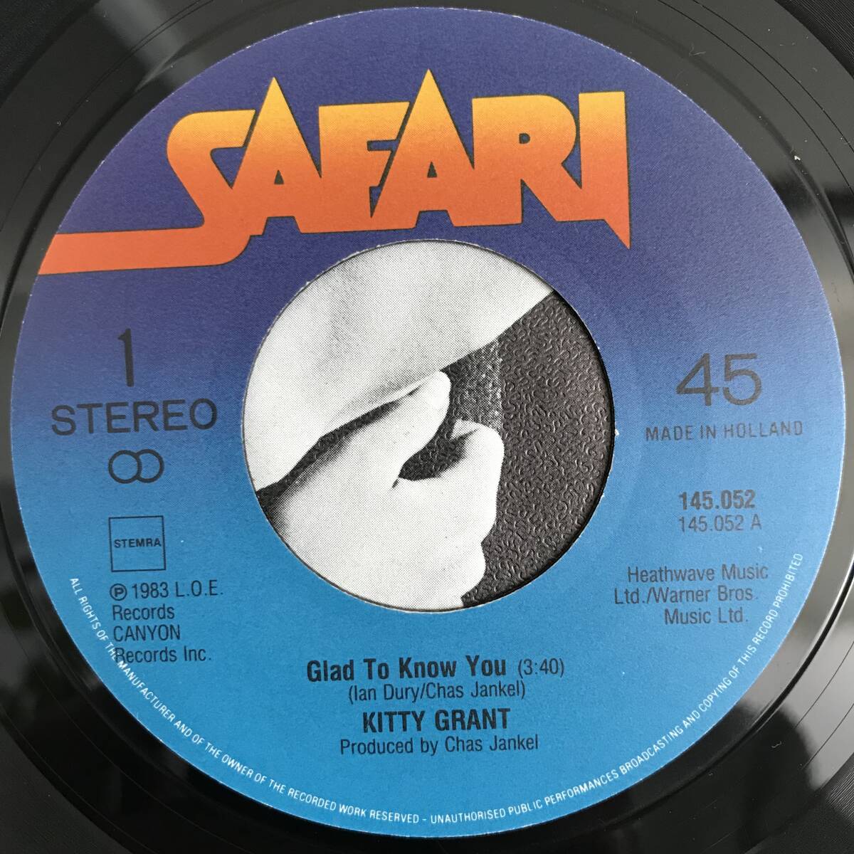 Kitty Grant - Glad To Know You / Chas Jankel DJ Harvey Ray Mangの画像3