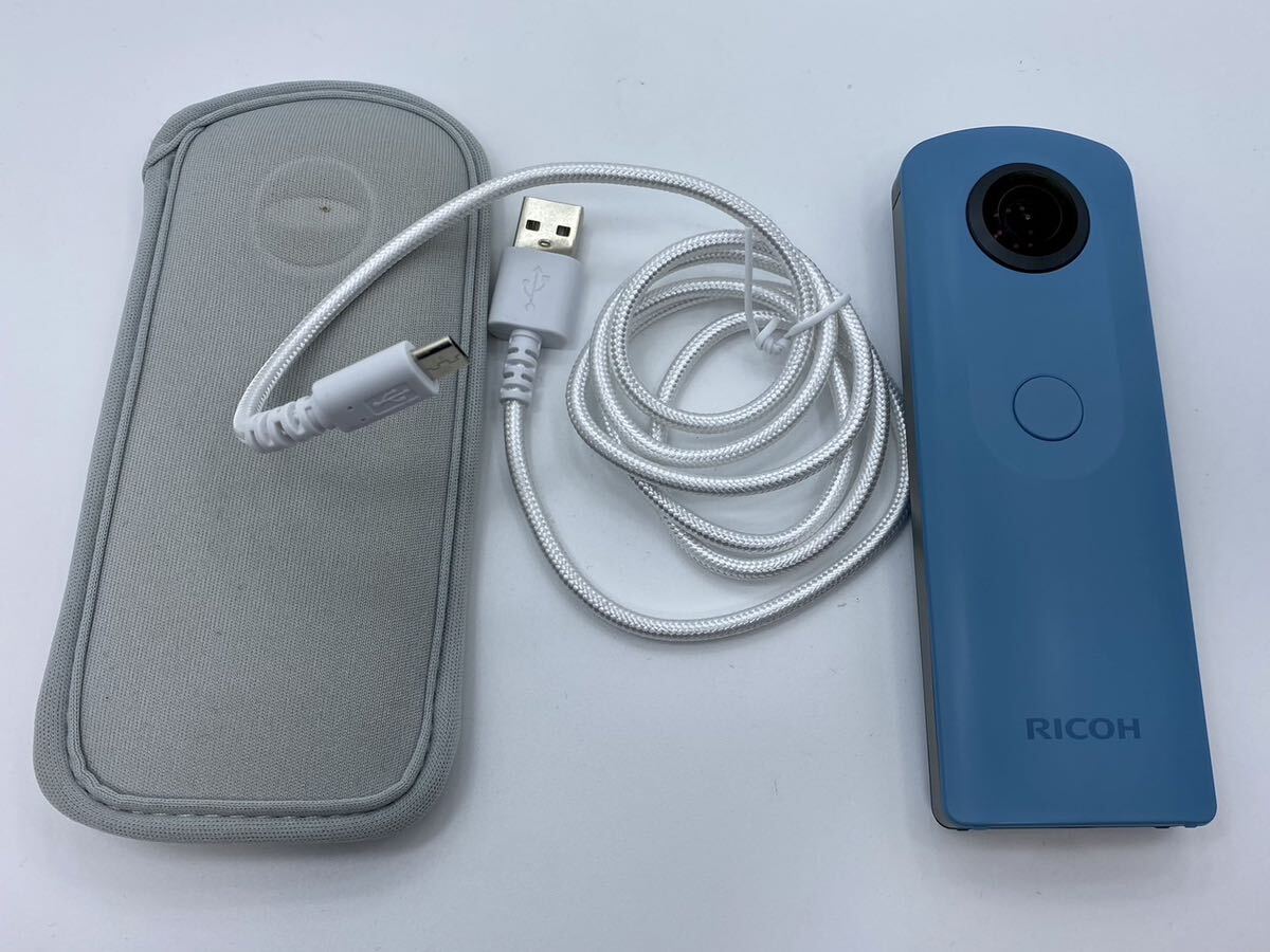 RICOH 360度カメラ RICOH THETA SC (ブルー) 全天球カメラの画像1