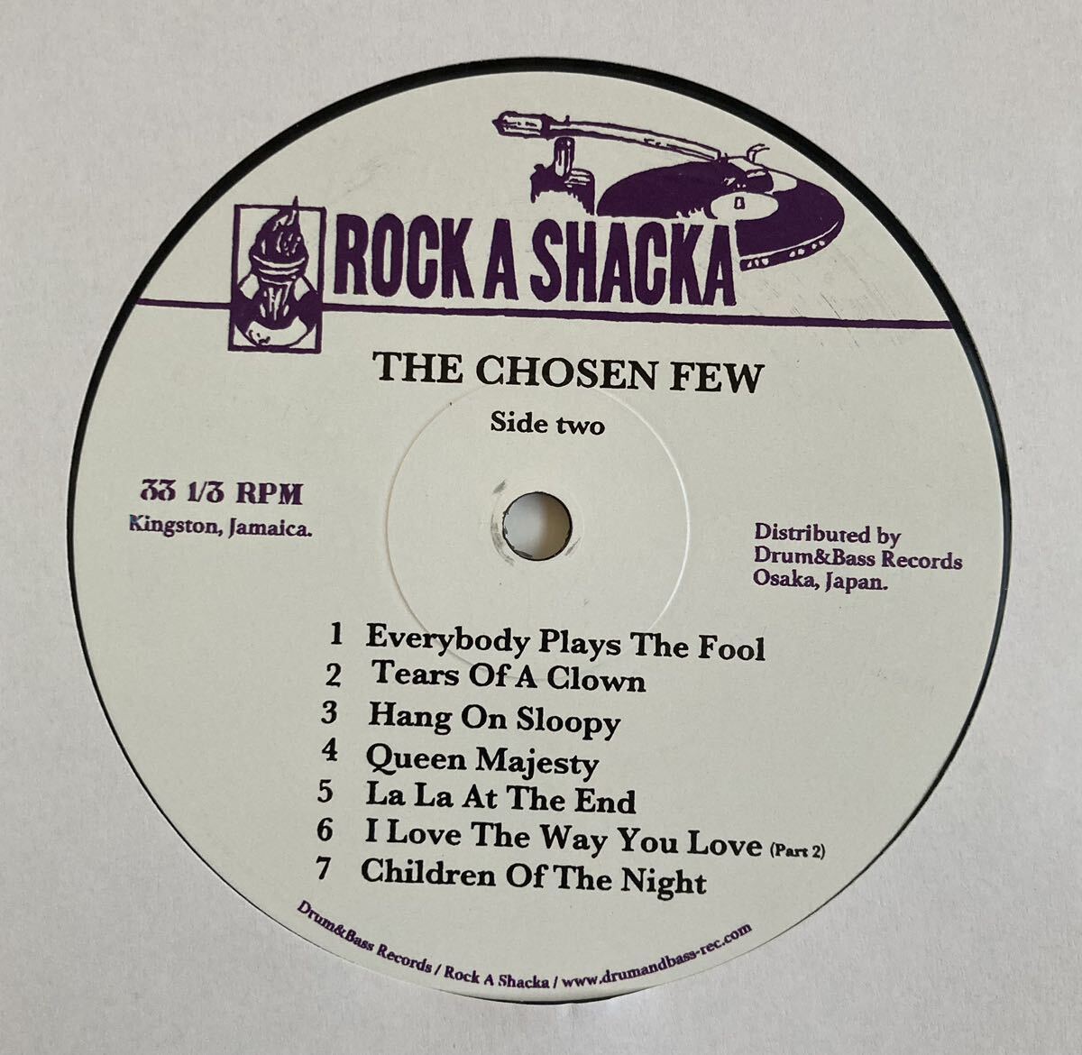 The Chosen Few / I Love The Way You Love ◎ Rock A Shacka / Drum & Bass_画像4