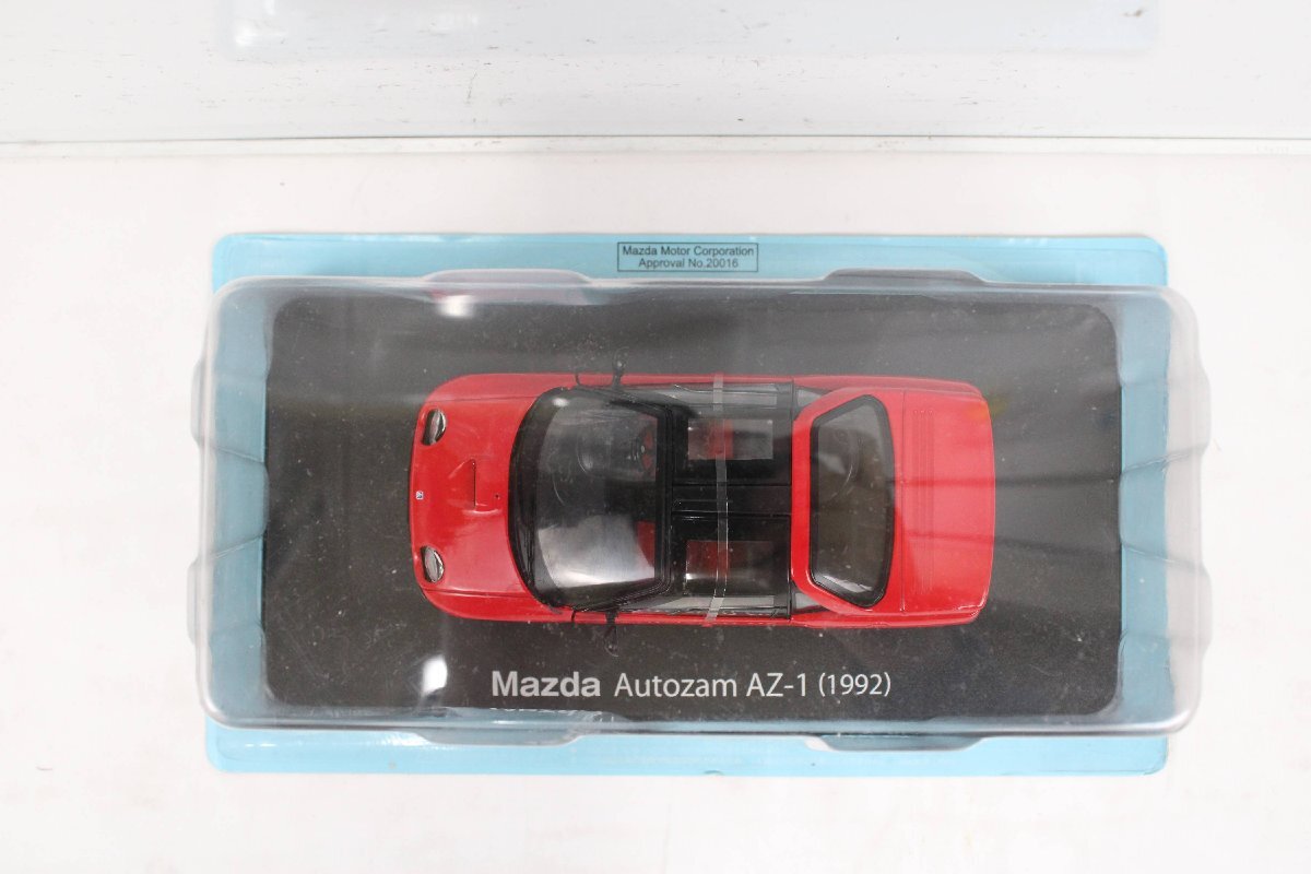 ブリスター未開封 アシェット 国産名車 コレクション Mazda Autozam AZ-1 (1992) マツダ オートザム AZ-1 1/24 Vol,65 045J2447-26の画像6