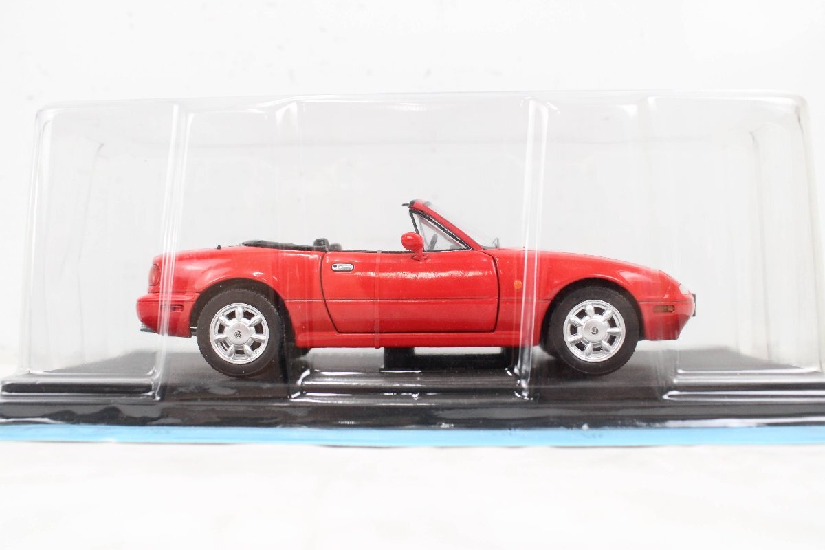 ブリスター未開封 アシェット 国産名車 コレクション Mazda Eunos Roadster (1989) マツダ ユーノス ロードスター 1/24 Vol,36 022J2447-34の画像4