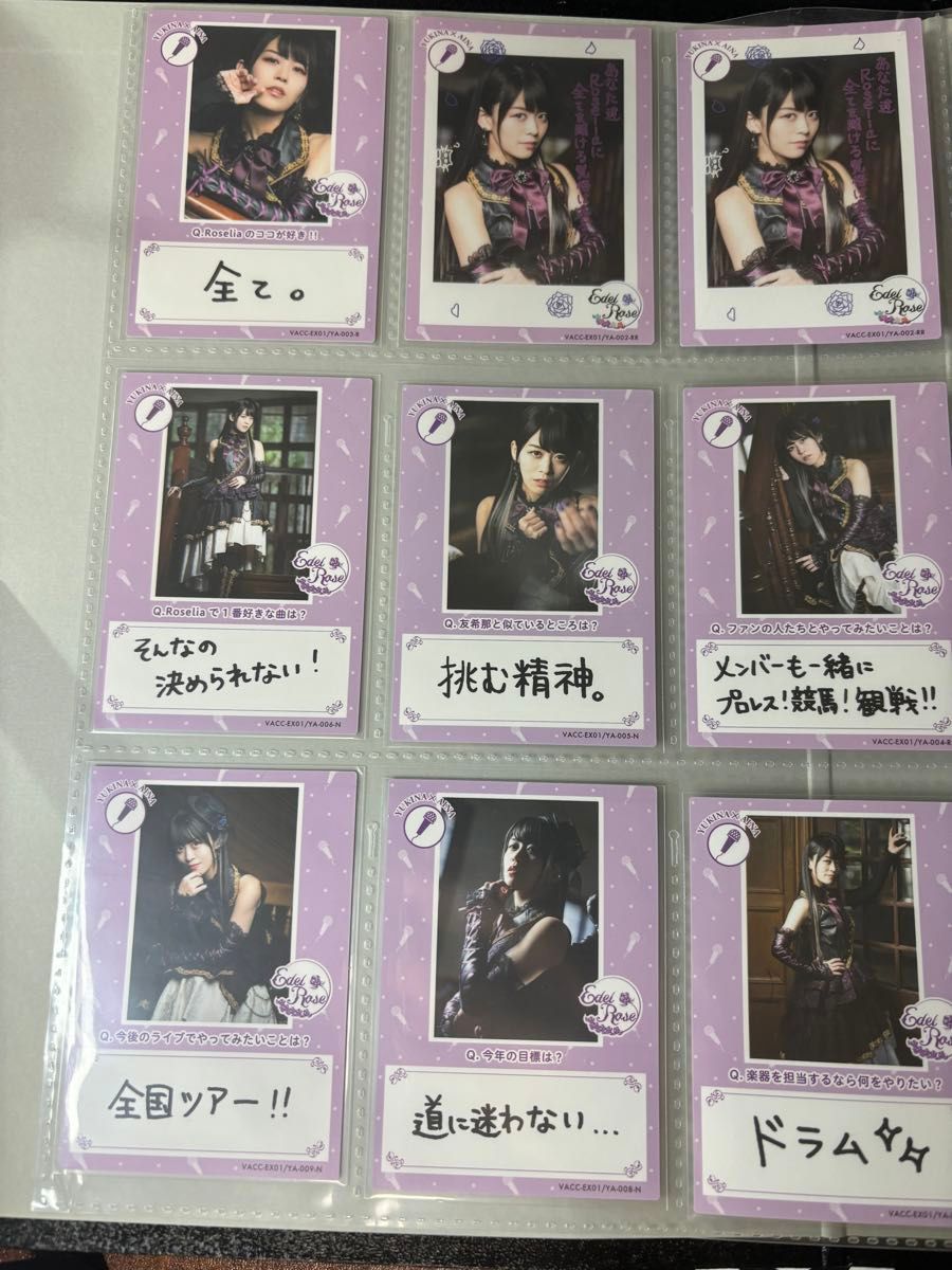 Voice Actor Card Collection EX  Roselia『Edel Rose』湊友希那 相羽あいな