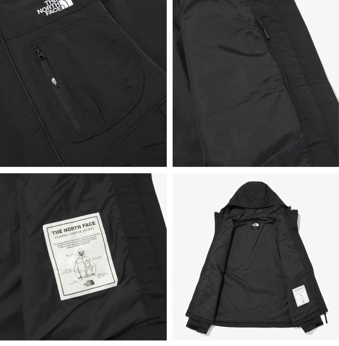 ノースフェイス ブラック 黒 マウンテン パーカー M マウンテンジャケット THE NORTH FACE タグ付き