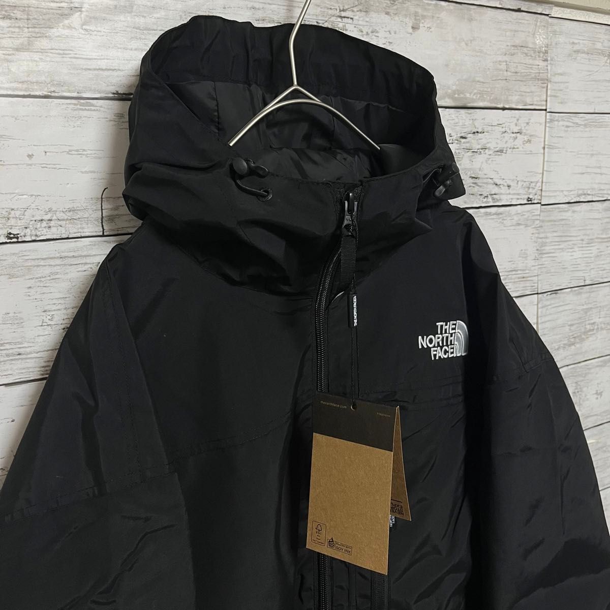 ノースフェイス ブラック 黒 マウンテン パーカー M マウンテンジャケット THE NORTH FACE タグ付き