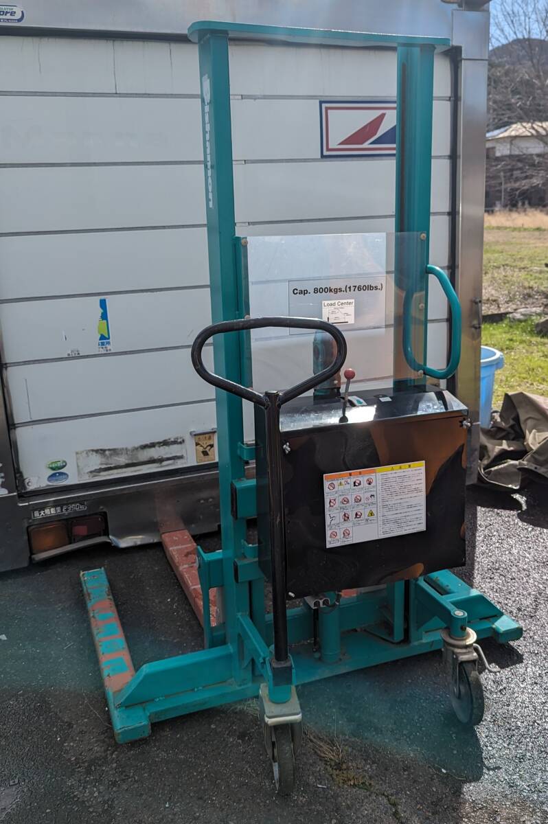 激安本物 800kg トラバーリフト ST80E-WW ビシャモン バッテリー 激安本物 800kg トラバーリフト ST80E-WW ビシャモン バッテリー