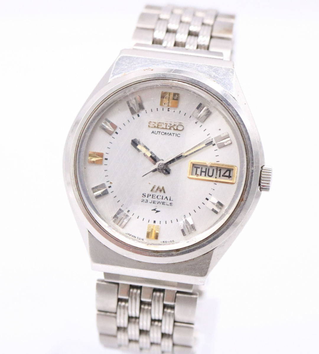 【ト滝】★稼働品★ セイコー SEIKO 5216-6030 自動巻き LM ロードマチック スペシャル 23石 デイデイト メンズ腕時計 DS658DEM96_画像1