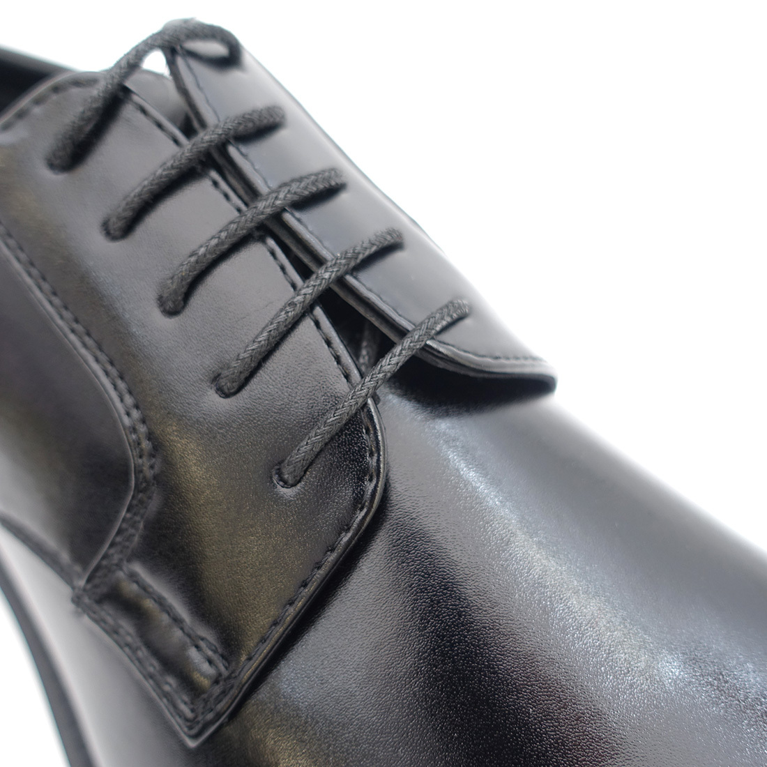 ▲AIR GRAM エアグラム メンズ プレーントゥ ビジネスシューズ 1725 メンズ 紳士靴 革靴 ブラック Black 黒 25.0cm (0910010701-bk-s250)_画像9