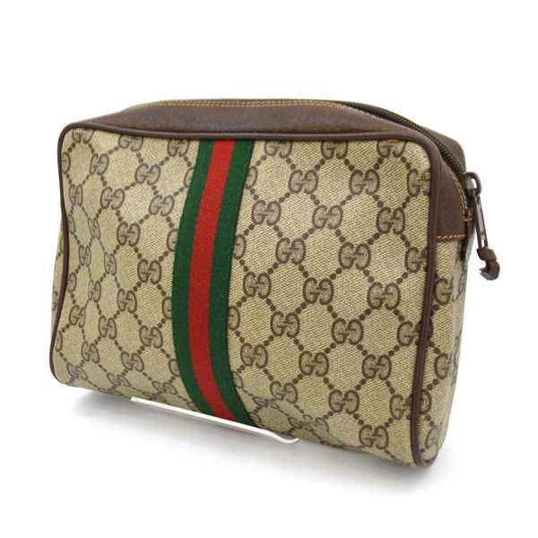 * Gucci Old Gucci Sherry pouch clutch Vintage 156.01.012(0220430900)