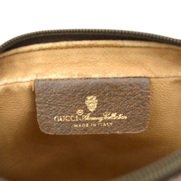 * Gucci Old Gucci Sherry pouch clutch Vintage 156.01.012(0220430900)