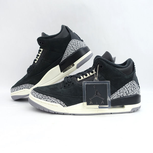 ★ ナイキ エアジョーダン3 WMNS AIR JORDAN 3 RETRO ブラック 27cm タグ付き CK9246-001 (0220483896)_画像2