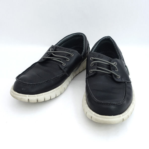 * Skechers Moreway-Walken спортивные туфли кожа черный 27cm 204142 (0220484286)