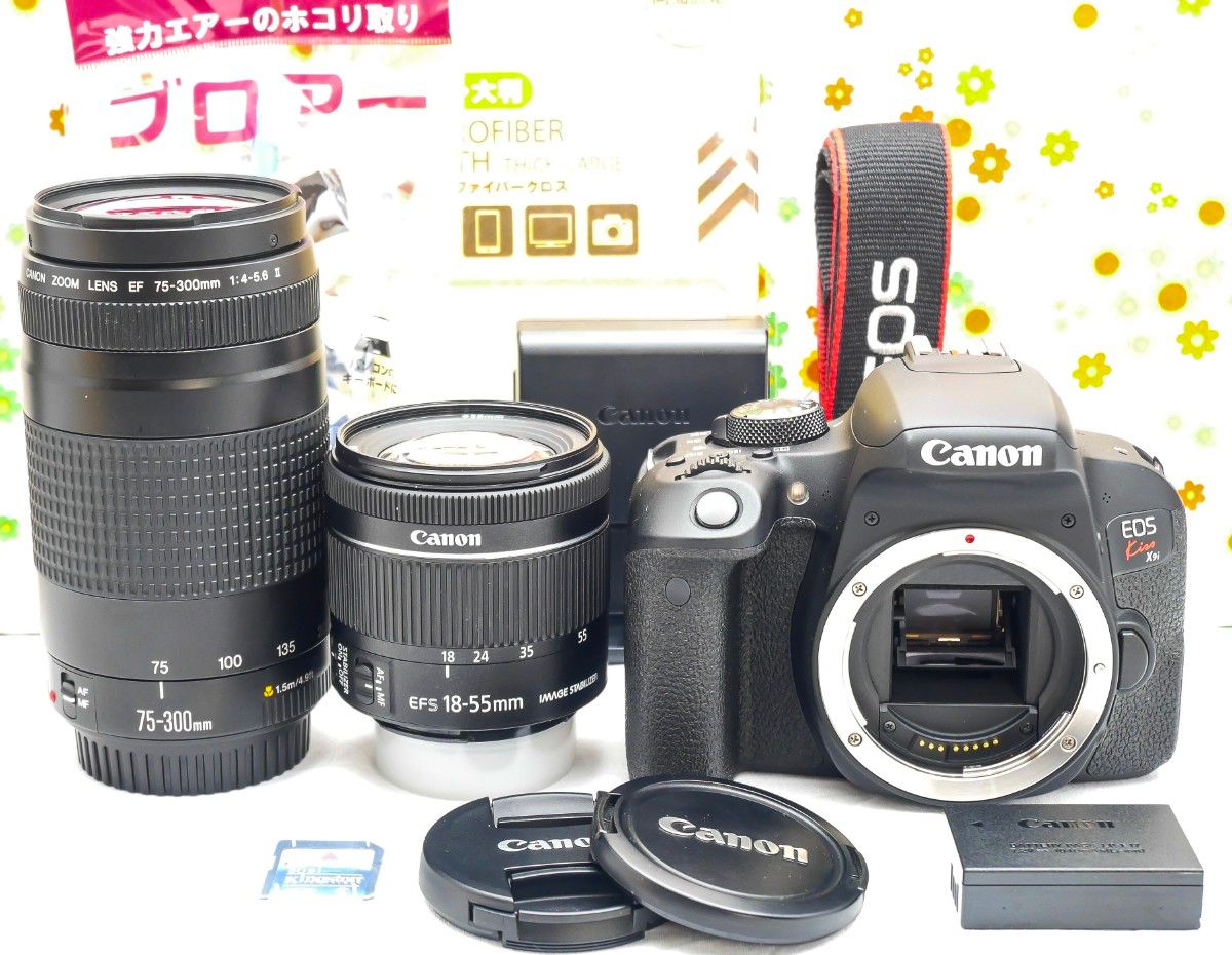 美品 Canon EOS Kiss X9i☆Wi-Fi搭載☆高性能☆ダブルレンズ