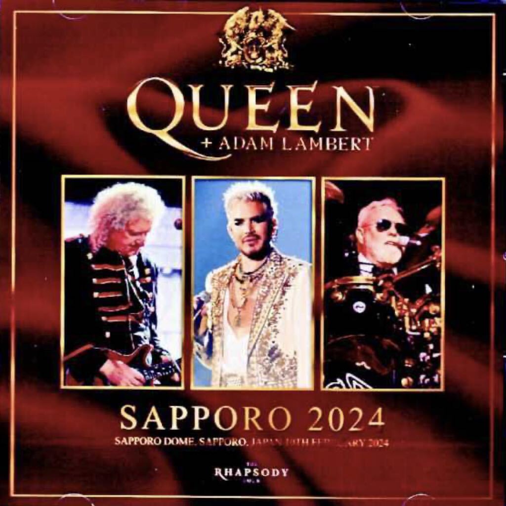 【2CD】2024年札幌公演　Queen Adam Lambert クィーン アダムランバート　Sapporo,Japan 2024 Complete 