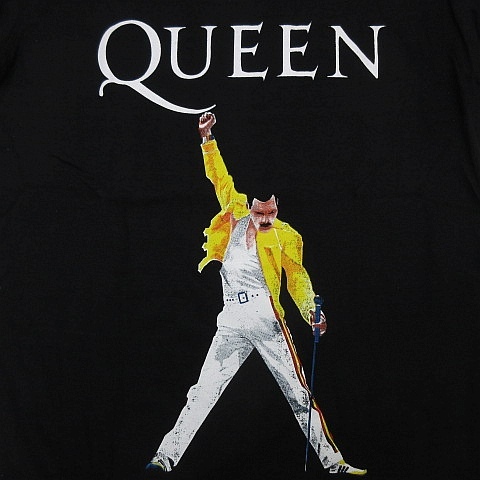 【新品】クイーン Queen 半袖 Tシャツ カットソー ロックバンド ボヘミアンラプソディー黒 ブラック メンズ XLサイズ ■管理番号LBT134_画像3