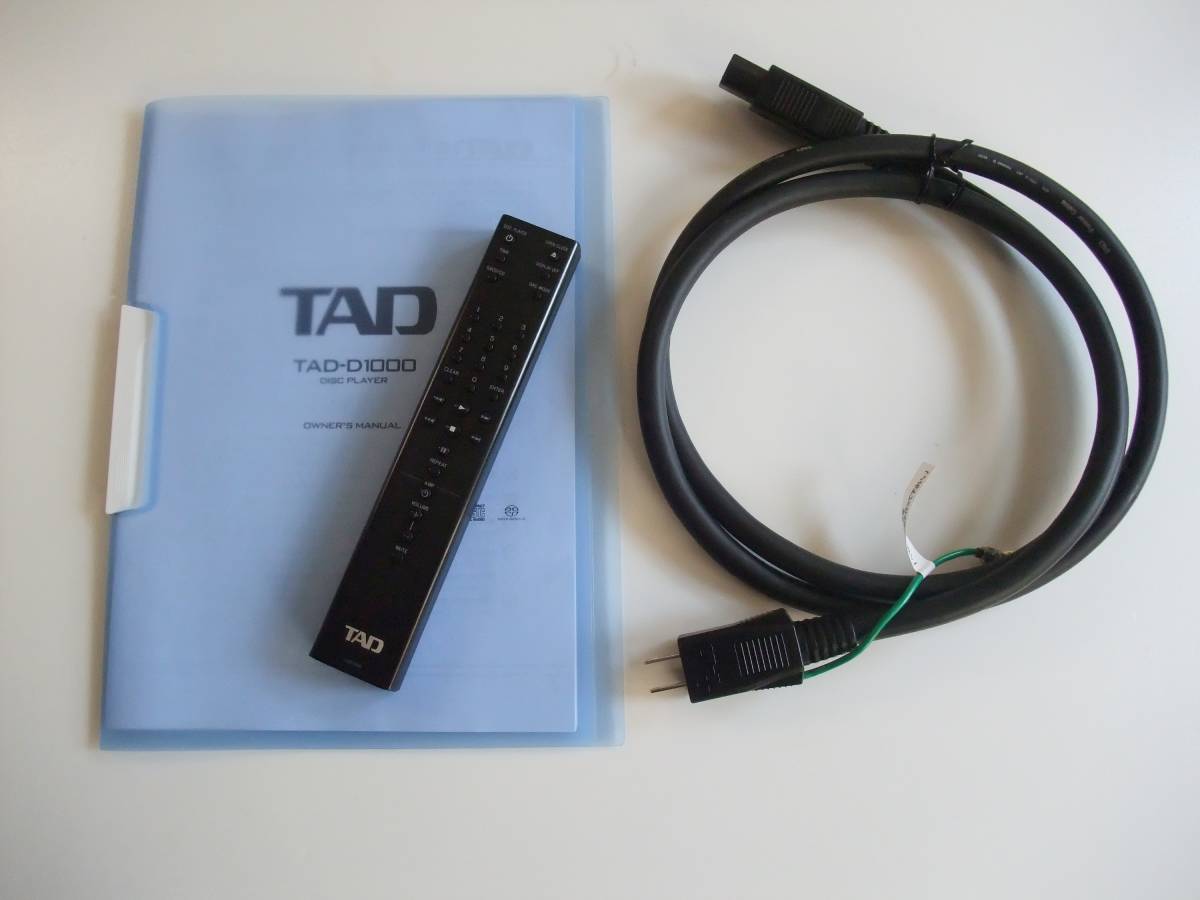 美品TAD TAD-D1000高品位SACD·CD播放軟體 原文:美品 TAD TAD-D1000 高品位SACD・CDプレーヤー
