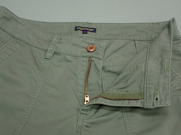 RUGED FACTORY utility pants *M^lagido Factory / lady's / cotton pants / military pants /24*3*2-17