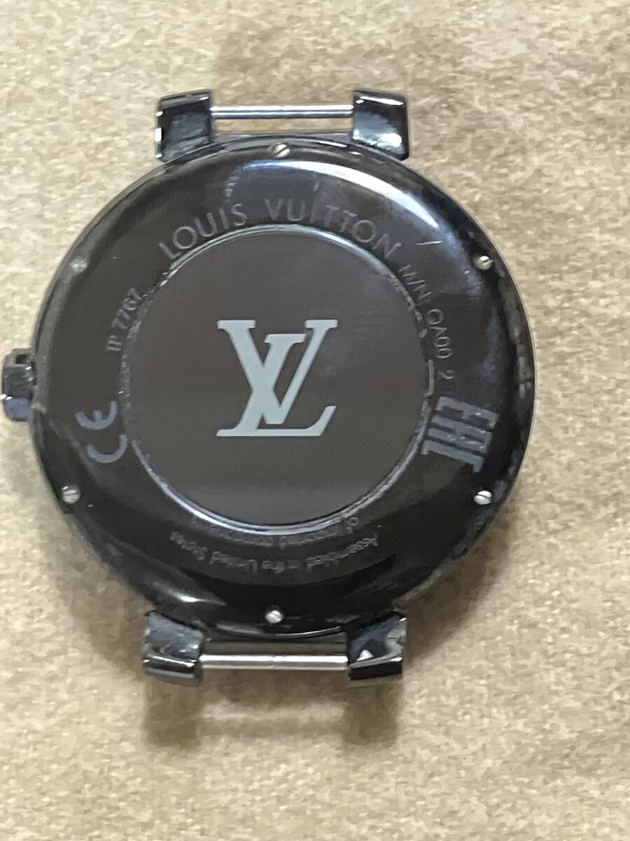 ＊ジャンク品 LOUISVUITTON ルイヴィトン 腕時計 LV QA002 タンブール ホライゾン デジタル スマートウォッチ ブラック 黒 メンズ_画像2