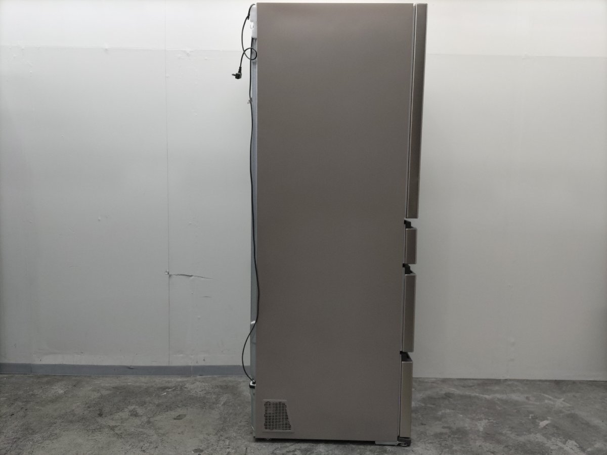 【1円スタート】大阪発　日立　ノンフロン冷凍冷蔵庫　R-HWS47S 470L/93kg　2022年製　G_画像3