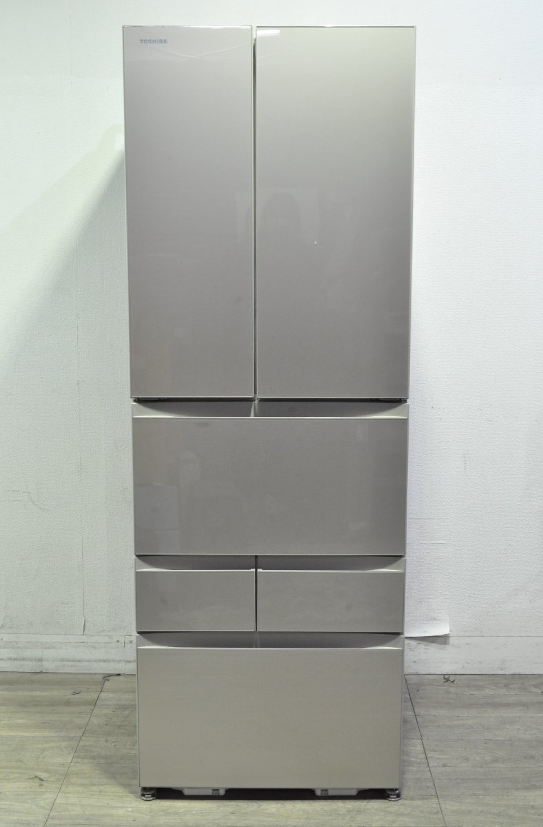 【美品】埼玉発　TOSHIBA　ノンフロン冷凍冷蔵庫　　GR-V510FH　105kg/509L　2023年製 MM MS_画像1