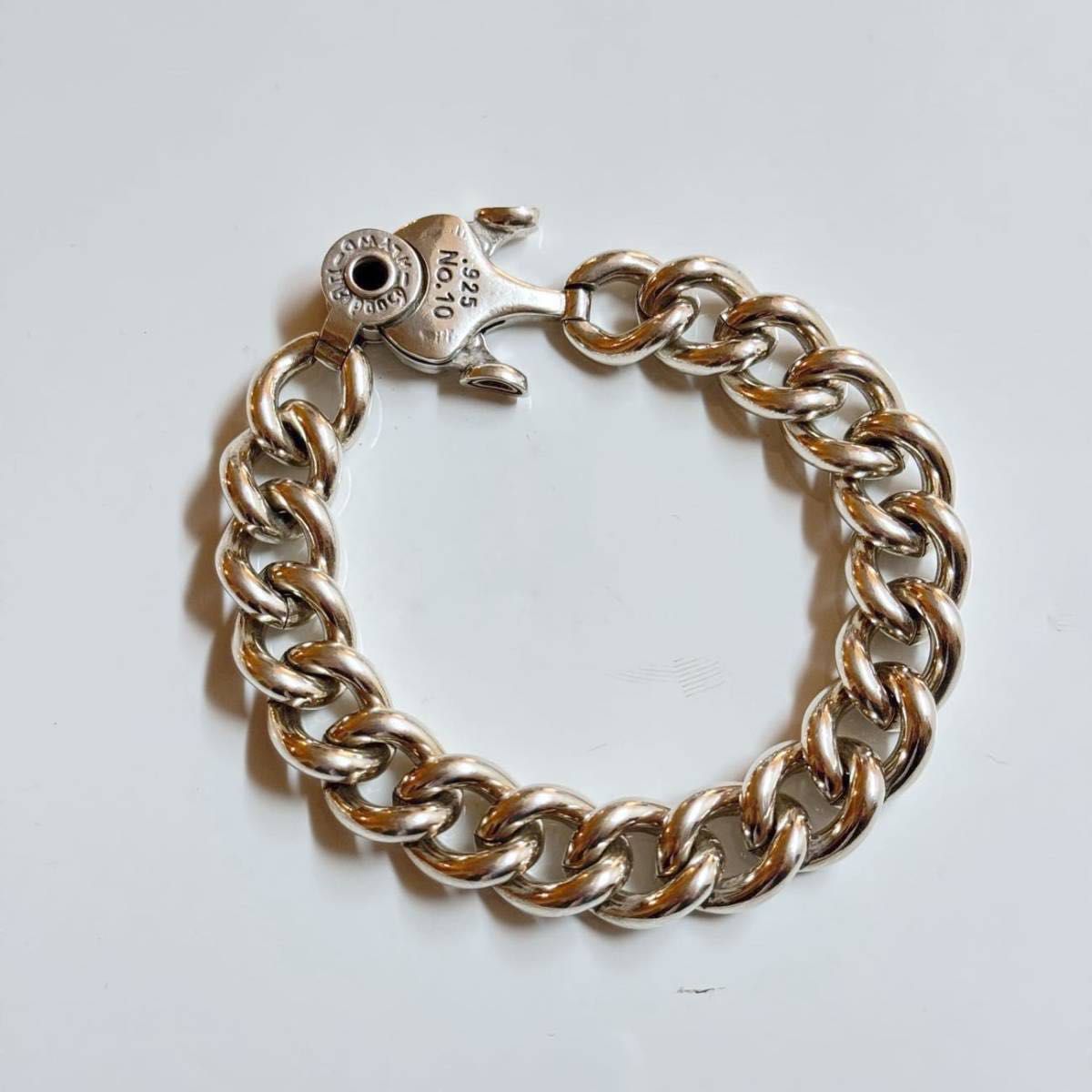 Good Art HLYWD と刻印 ノーブランド シルバー925ブレスレット Good Art HLYWD と刻印 ノーブランド シルバー925ブレスレット