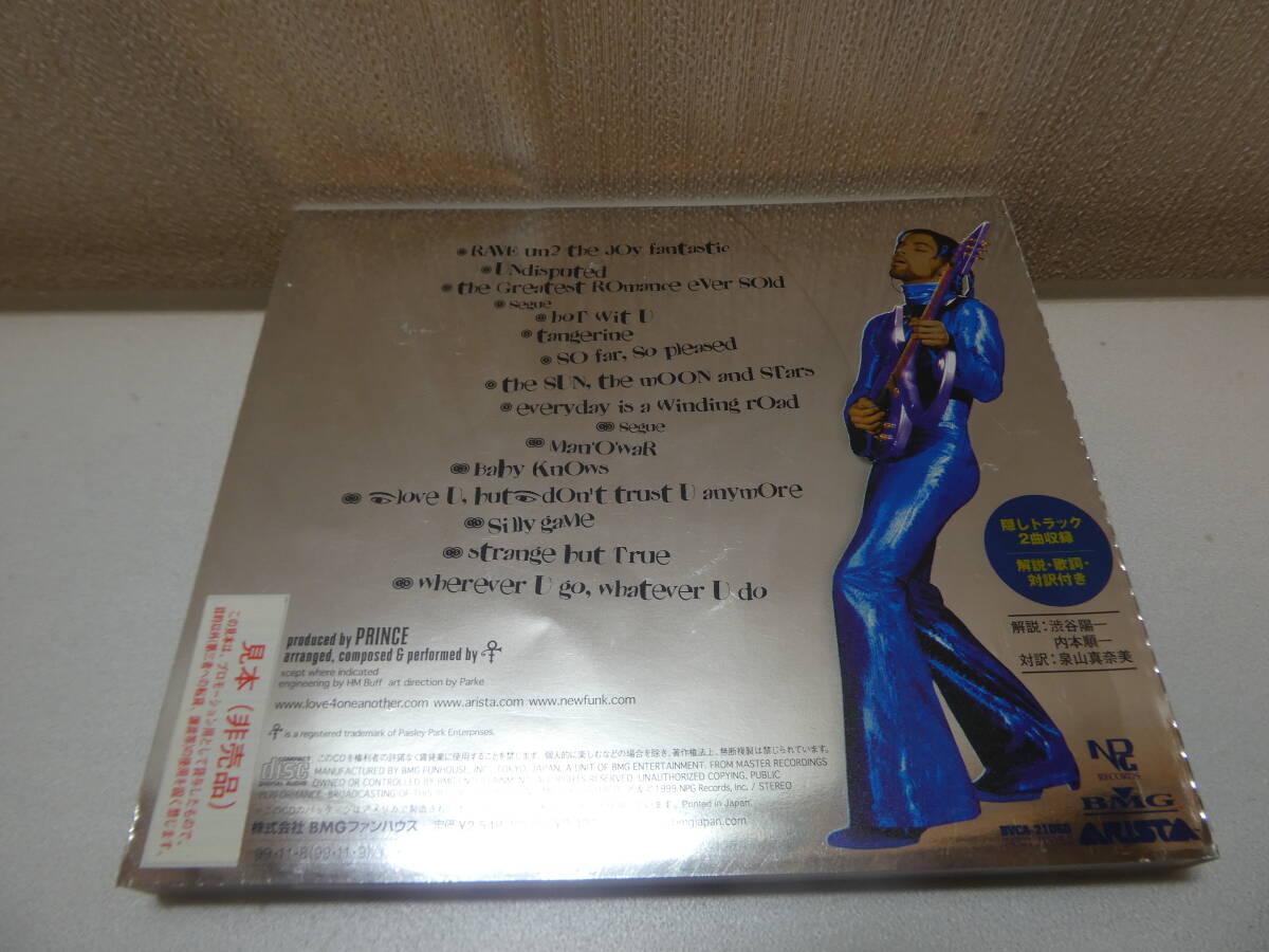 即決！Sampleサンプル！プリンス　Prince　／　レイヴ・アン2・ザ・ジョイ・ファンタスティック　国内盤帯付CD_画像2