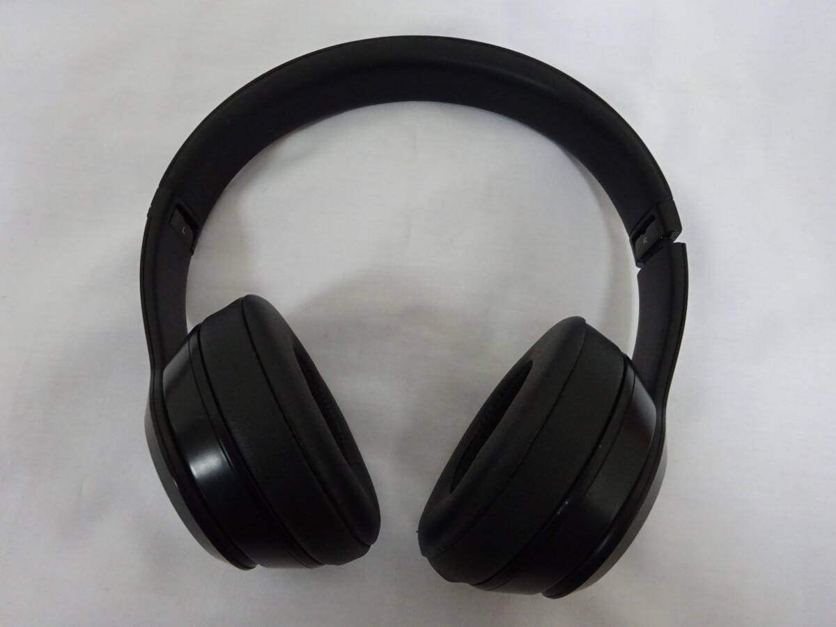 (あ-A-26) beats ビーツ solo3 wireless ヘッドホン 動作確認済み [A1796] 2022年製 黒色 中古の画像1