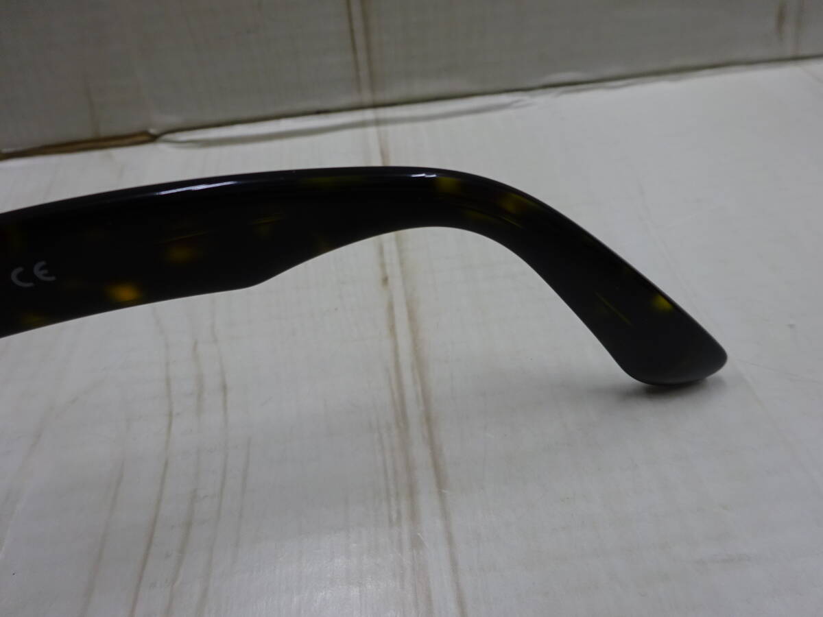 (え-H-321) Ray-Ban レイバン メガネフレーム 5184F 2012 52□18-145 ダークブラウン系 メガネ 眼鏡 中古品_画像8