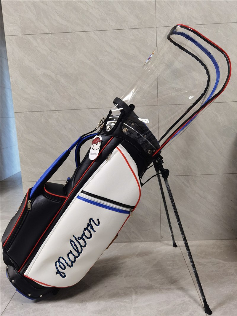 MALBON/キャディーバック 軽量 ゴルフバッグ PU レザー,9型，3.5kg,スポーツゴルフバッグ_画像3