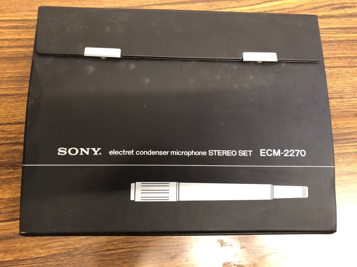SONY Sony ECM-2270 конденсаторный микрофон стерео комплект 