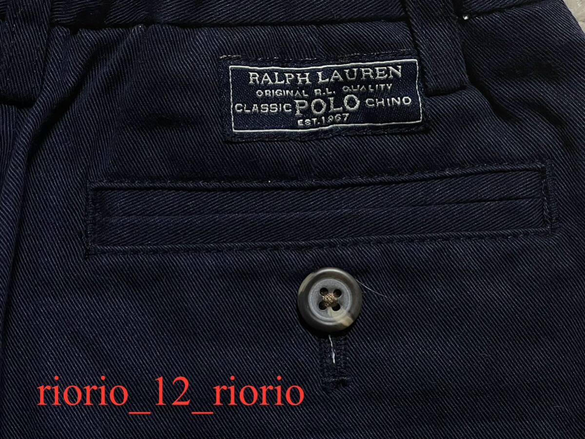 216　POLO RALPH LAUREN　ポロラルフローレン　男の子まとめ売り　ビッグポニーラガーシャツ　コットンパンツ　2枚セット　size4T・110_画像6