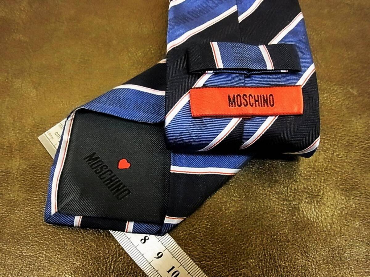 ●bv0742●良品●【MOSCHINO】モスキーノ ネクタイ_画像1