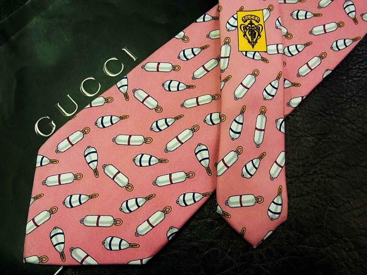 ●bv1016●良品●グッチ【GUCCI】 ネクタイ_画像1