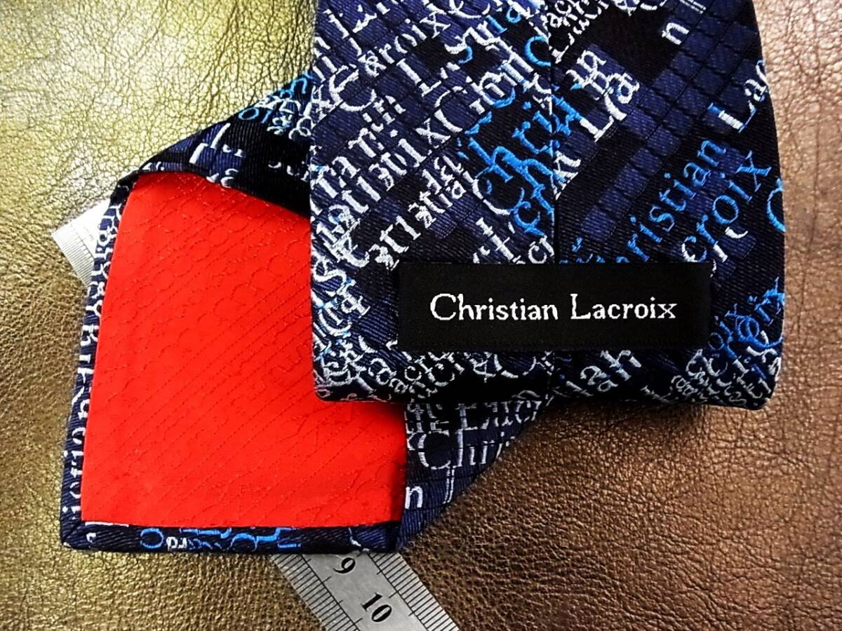*bv1149* хорошая вещь * Christian Lacroix [ общий Logo ] галстук 