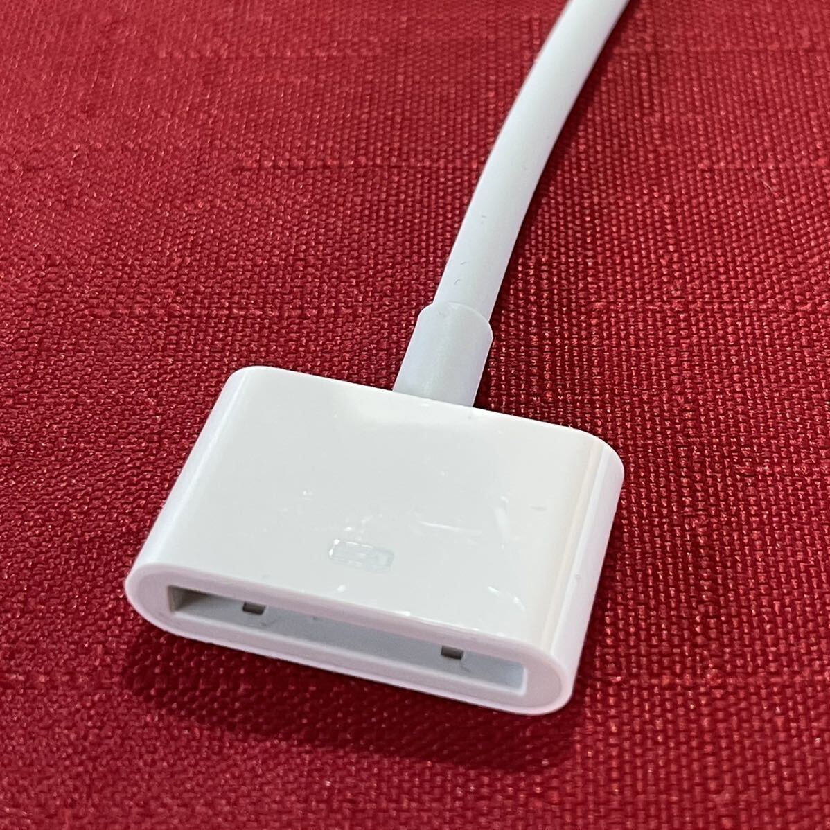 ★★新品★保証★Apple Lightning-30ピンアダプタ0.2m MD824AM/A A1450★ライトニング変換 ケーブル iphone iPod Dock pin★純正★送料込★_画像4