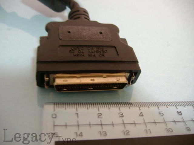 【adaptec SCSI インタフェースカード SlimSCSI 16bit PCCard to SCSI ハーフ50pinオス】_画像3
