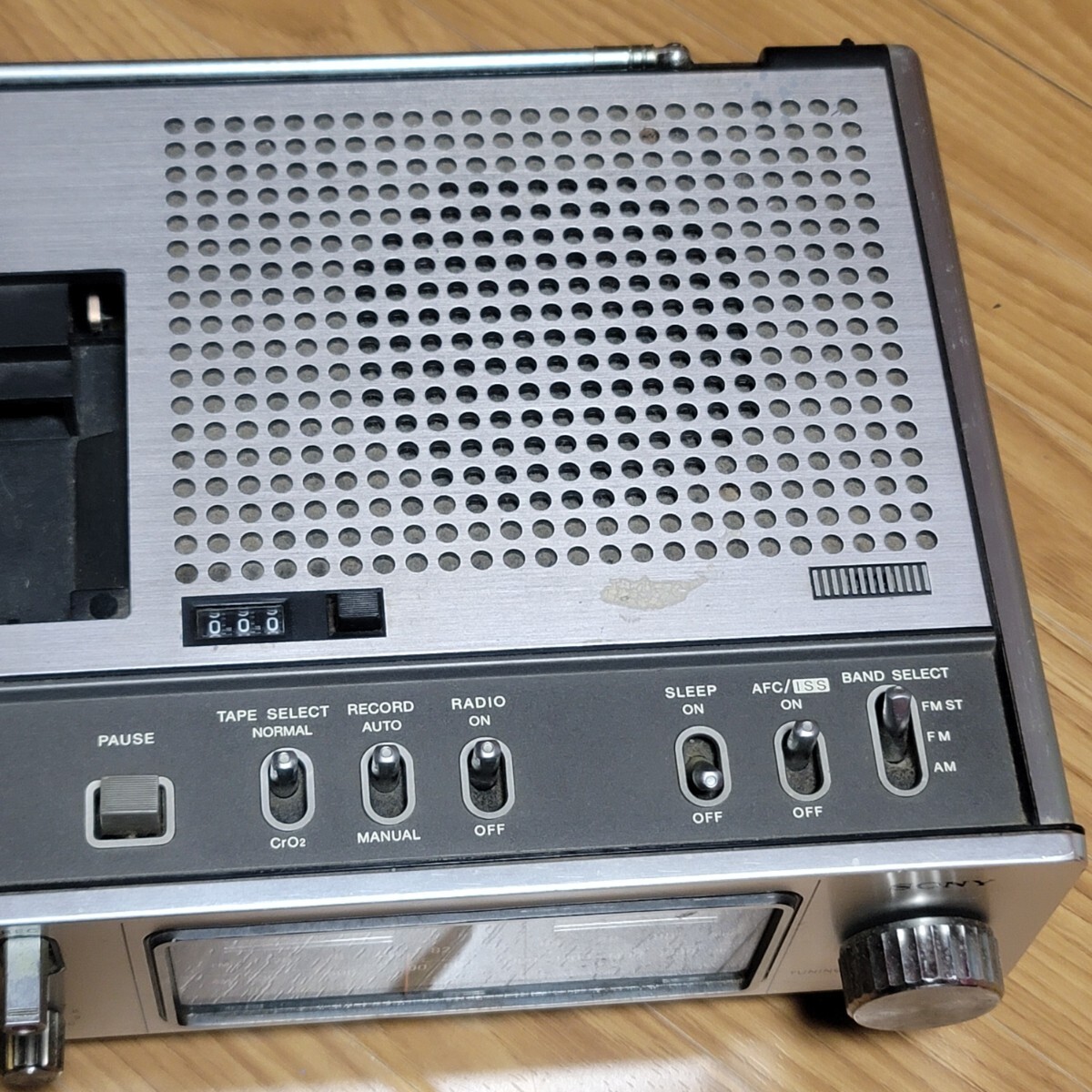 SONY カセットデッキ CF-2700 カセットレコーダー 昭和レトロ ソニー 中古 自宅保管の画像3