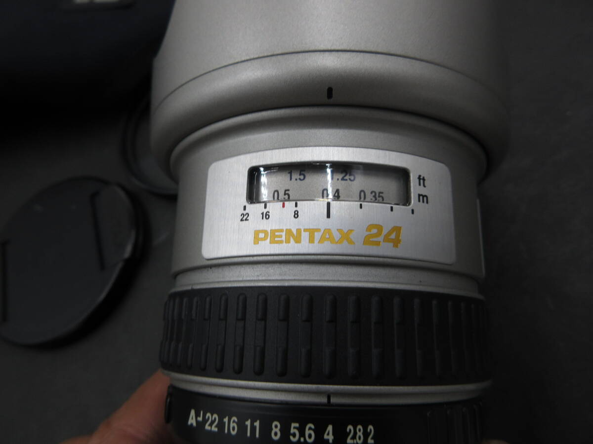  ultimate beautiful goods smc PENTAX-FA 24mm f2 IF&AL with a hood . lens 