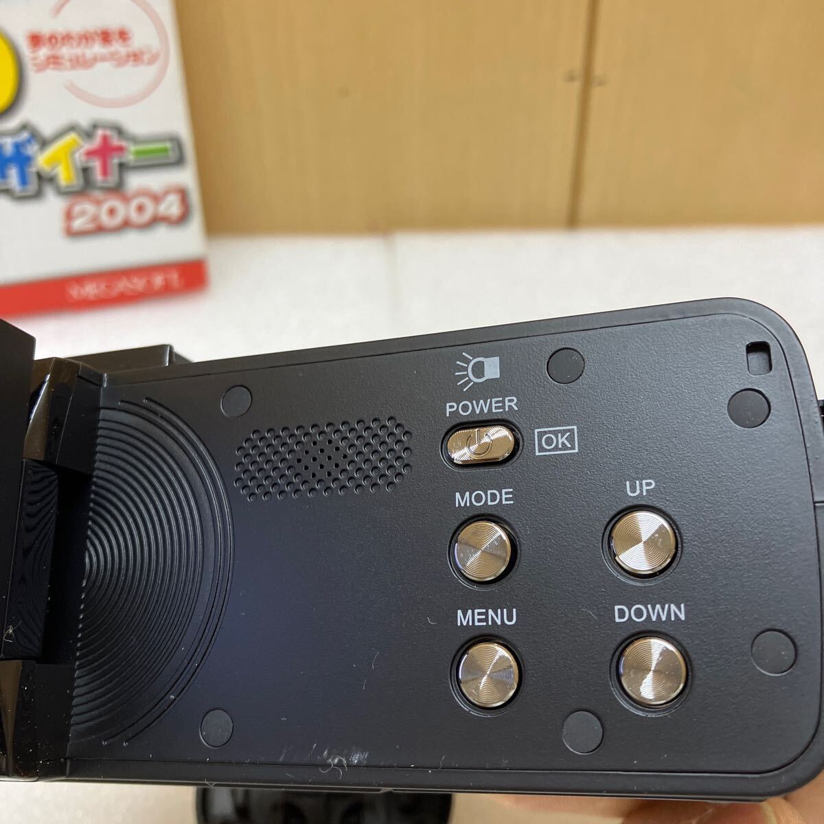 MK5722 【美品] 2.7K VIDEO Camera DVC コンパクト デジカメ ブラック ケース・バッテリー付 20240312の画像6