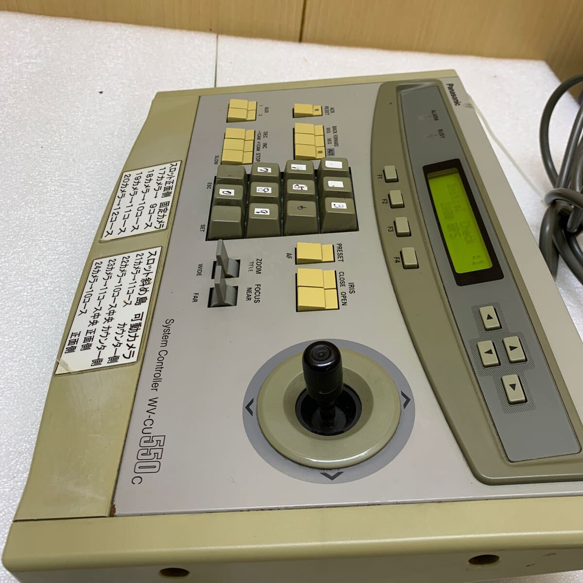 MK5753 Panasonic Panasonic система контроллер WV-CU550C б/у текущее состояние товар для бизнеса электризация проверка ..20240315
