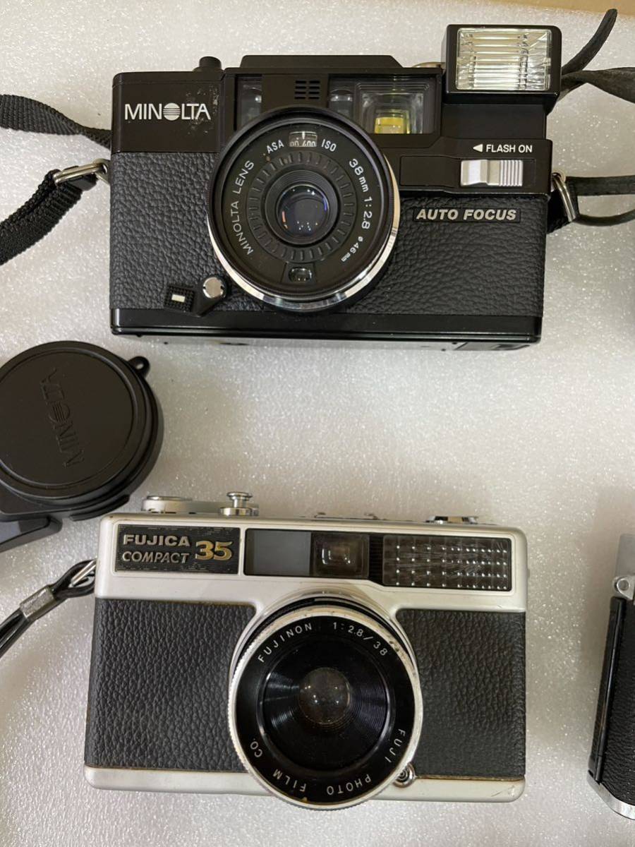 RM7335 HI-MATIC AF-D PENTAX MG FUJICA 35 フィルムカメラ 他 　動作未確認 ジャンク品 0304_画像2