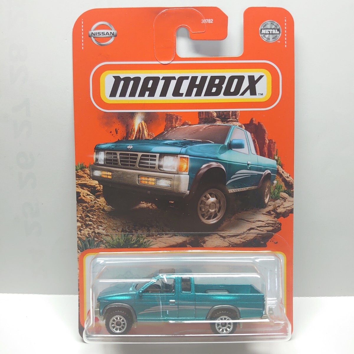 《ラスト1台》マッチボックス MATCHBOX '95 NISSAN HARDBODY (D21) 日産 ハードボディ 青 ダットサントラック ダットラ ミニカー 同梱可 の画像1