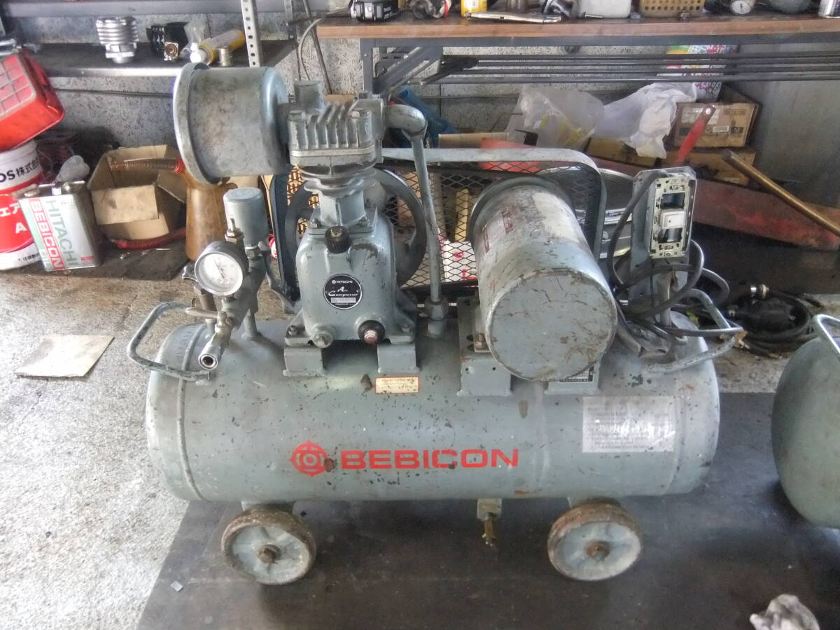 9860円 札幌・日立コンプレッサー・中古・100V1馬力・訳あり 9860円 札幌・日立コンプレッサー・中古・100V1馬力・訳あり