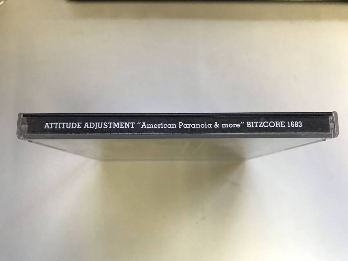 ☆CD ATTITUDE ADJUSTMENT American Paranoia＆more メタル HR/HM クロスオーバー スラッシュ ハードコアパンク