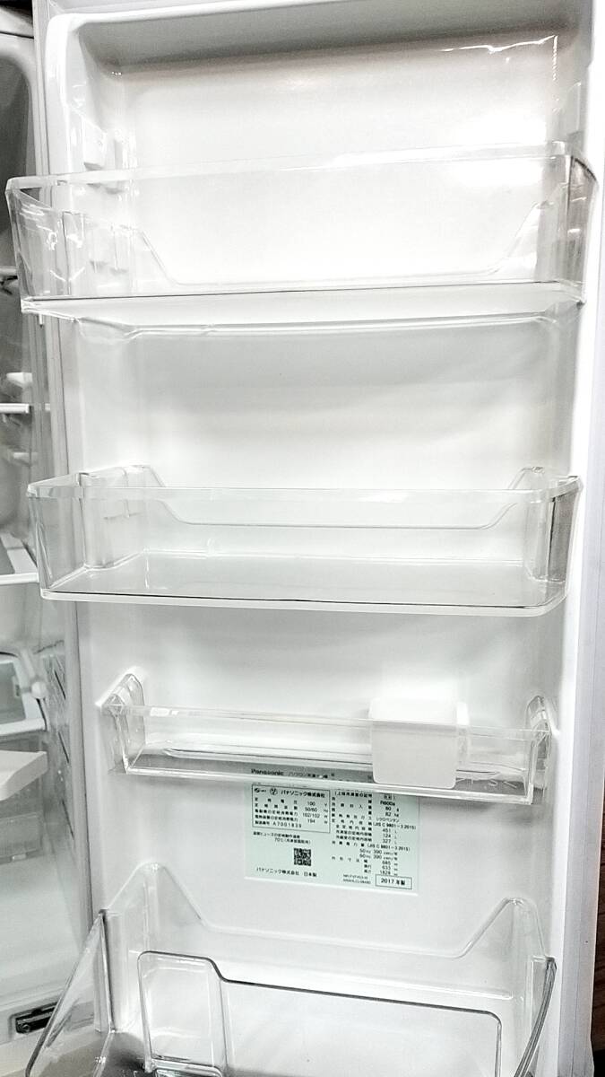☆Panasonic ノンフロン冷凍冷蔵庫 NR-FVF453-W 2017年製 451L 6ドア パナソニック 家電 キッチン の画像5