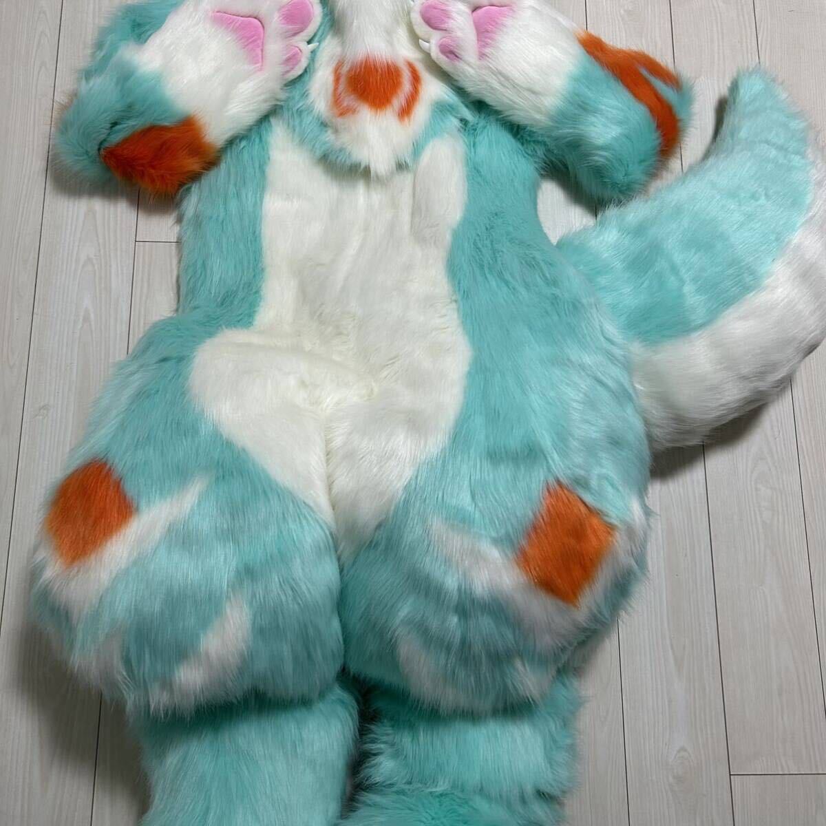 1円スタート！ 一体型 ケモノ 着ぐるみ fursuit フルスーツ コスプレ ファースーツ kigurumi アトラクの画像2